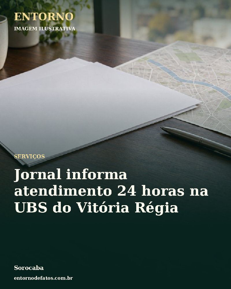 Ilustração gerada por IA sobre: Jornal informa atendimento 24 horas na UBS do Vitória Régia