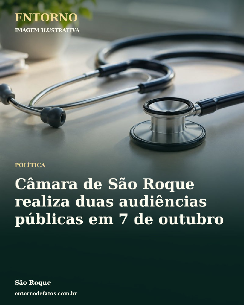Ilustração gerada por IA sobre: Câmara de São Roque realiza duas audiências públicas em 7 de outubro