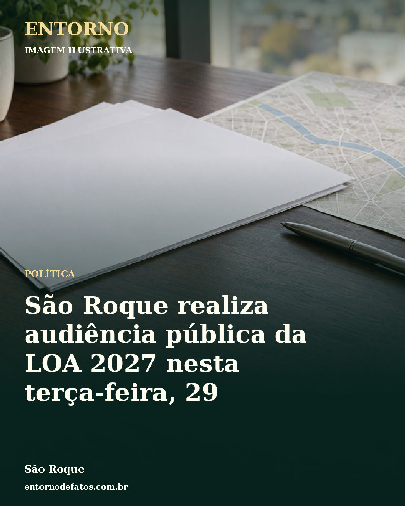Ilustração gerada por IA sobre: São Roque realiza audiência pública da LOA 2027 nesta terça-feira, 29