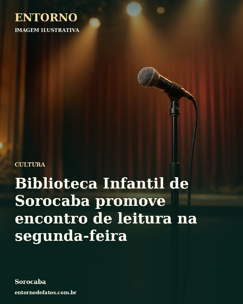 Ilustração gerada por IA sobre: Biblioteca Infantil de Sorocaba promove encontro de leitura na segunda-feira