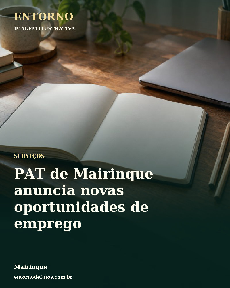 Ilustração gerada por IA sobre: PAT de Mairinque anuncia novas oportunidades de emprego