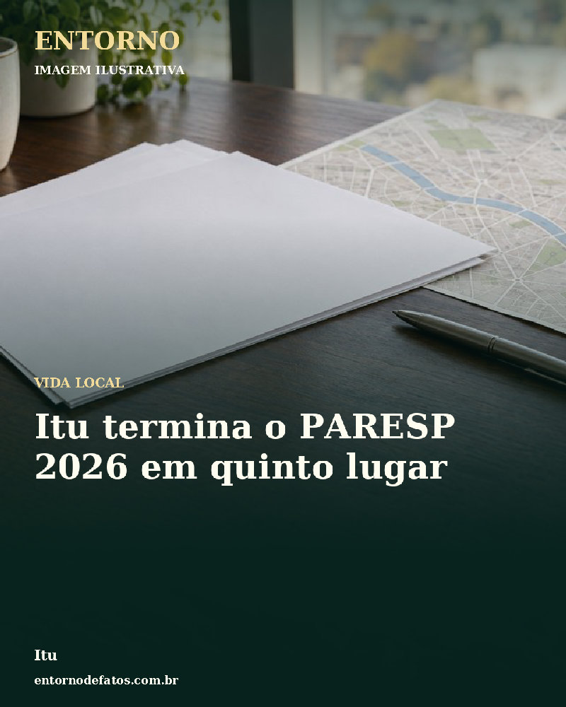 Ilustração gerada por IA sobre: Itu termina o PARESP 2026 em quinto lugar