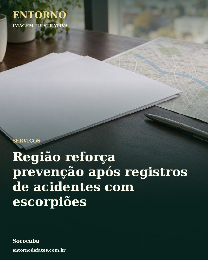 Ilustração gerada por IA sobre: Região reforça prevenção após registros de acidentes com escorpiões