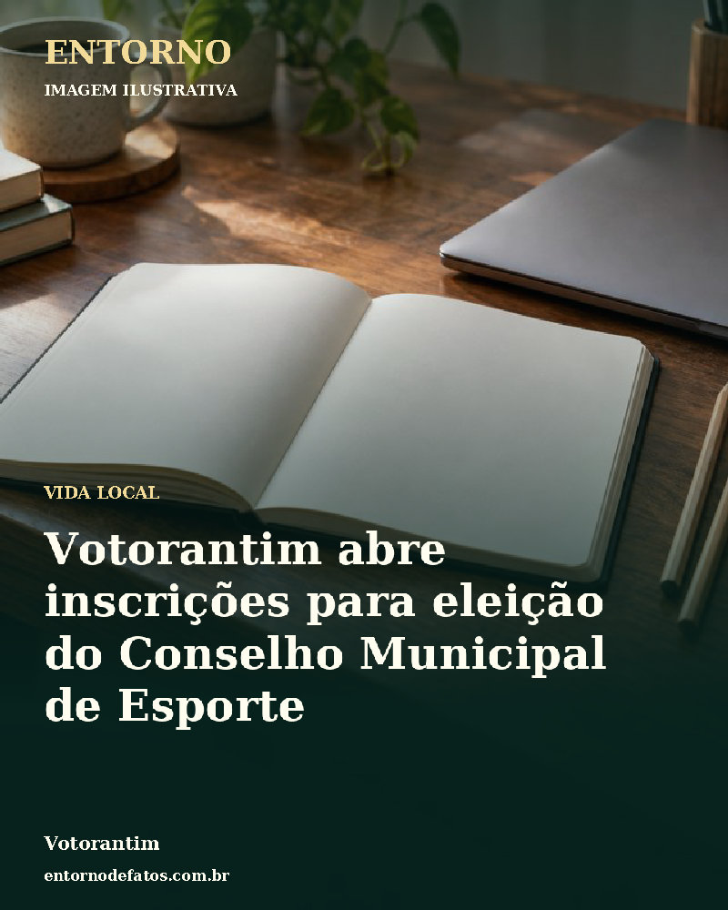 Ilustração gerada por IA sobre: Votorantim abre inscrições para eleição do Conselho Municipal de Esporte